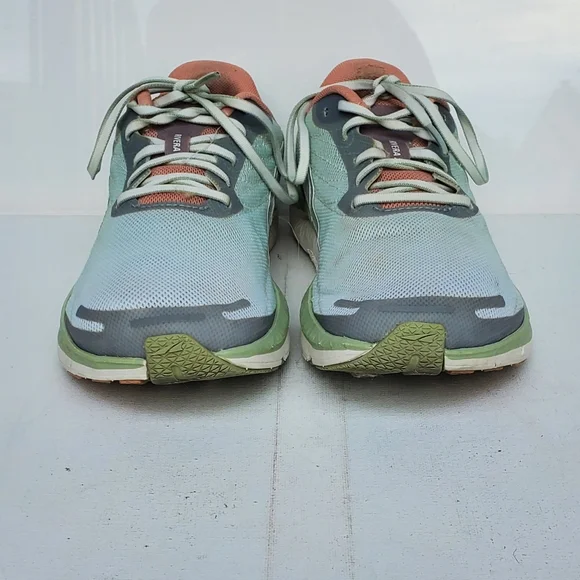 Altra Rivera 2 Womens Green Peach Running Walking Athletic Shoes - Picture 2 of 9